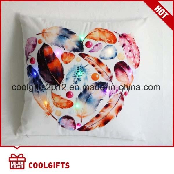 Christmas Decorative LED Pillow Covers Sofa Bedroom Throw Cushion with Light