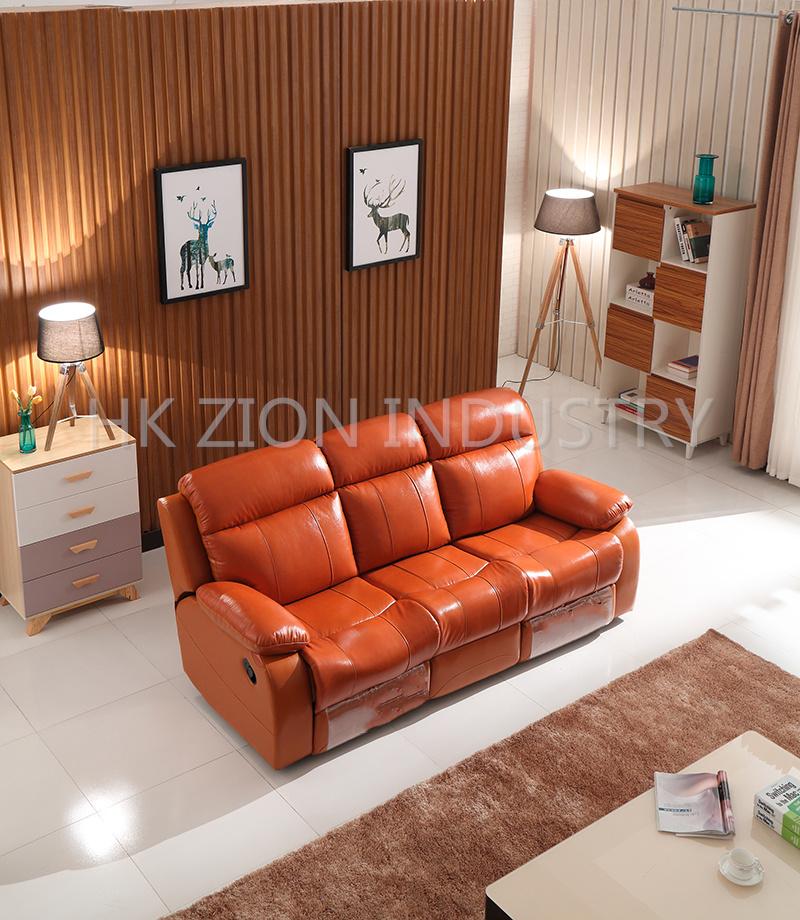 Comfortable and Reclining Chesterfield Sofa Set Luxury Living Room Furniture Living Room Sofa Modern Lounge Furniture Leather Sofa