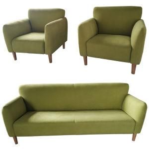 Nordic Leisure Living Room Green Sectional Fabric Sofa (L16)