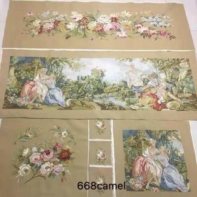 French Aubusson Design Wool Silk Romeo and Juliet Sets for Sofa Cover Chair Cushion Covers