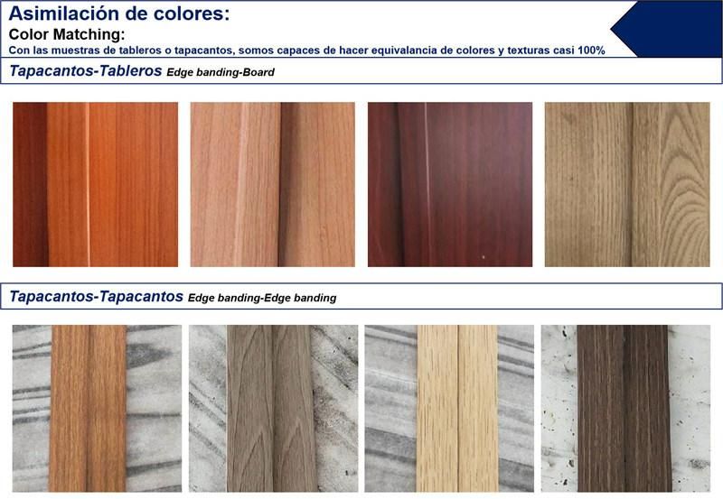 Solir Color PVC Edge Banding Cabinet Edge Trim Decorative Plastic Strip Tapacanto PARA MDF