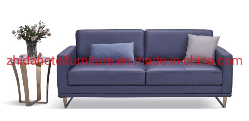 Nordic Italian European Luxury Furniture Genuine Leather Sofa for Home