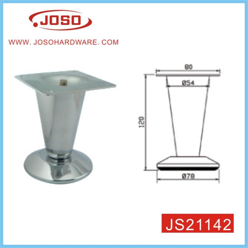 Cone Shape Square Flange Furniture Hardware for Sofa