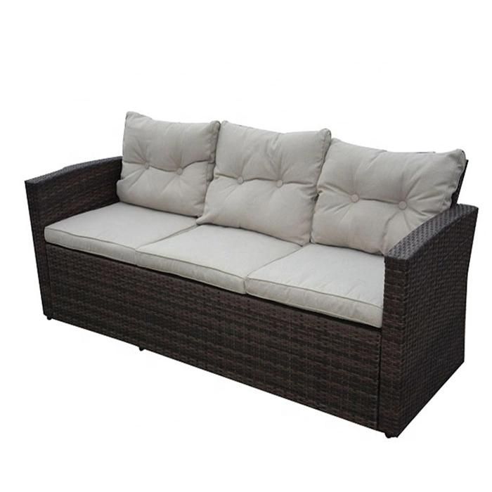 Rattan Sofa Dining Set Patio Grey Rattan Wicker Outdoor Sectional Sofas Garden