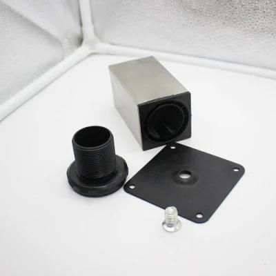 Foot Series Iron Cast Chrome Plated Home China Manufacturer Furniture Accessories Square Tube Table Legs