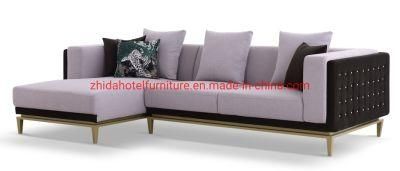 Metal Frame Wooden Living Room Furniture Home Living Room Sofa