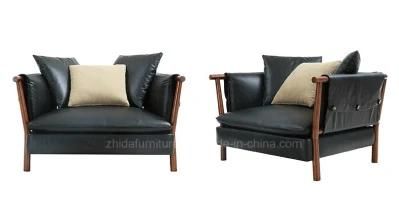 Italy Design Home Furniture Modern Living Room Leather Sofa