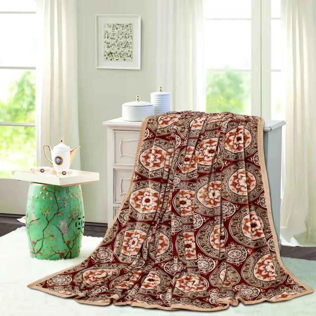 Microfiber Super Soft Travel Flannel Coral Fleece Bedroom Sofa Throws Blanket Flannel Fleece Wool Blankets Super Soft Plush Raschel Coral Blanket