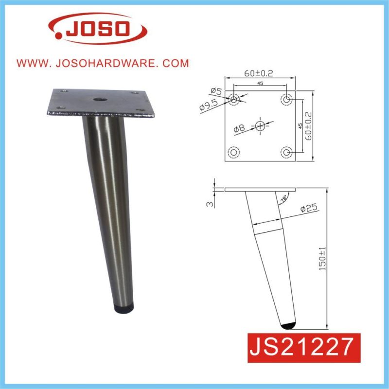 High Quality Metal 120mm Height Furniture Leg for Couch