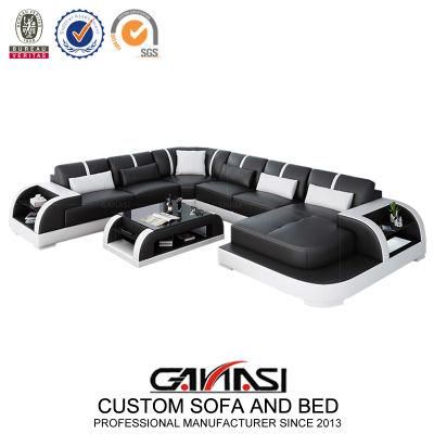 Villa Furniture Made of Italian Leather Sofa (G8031)