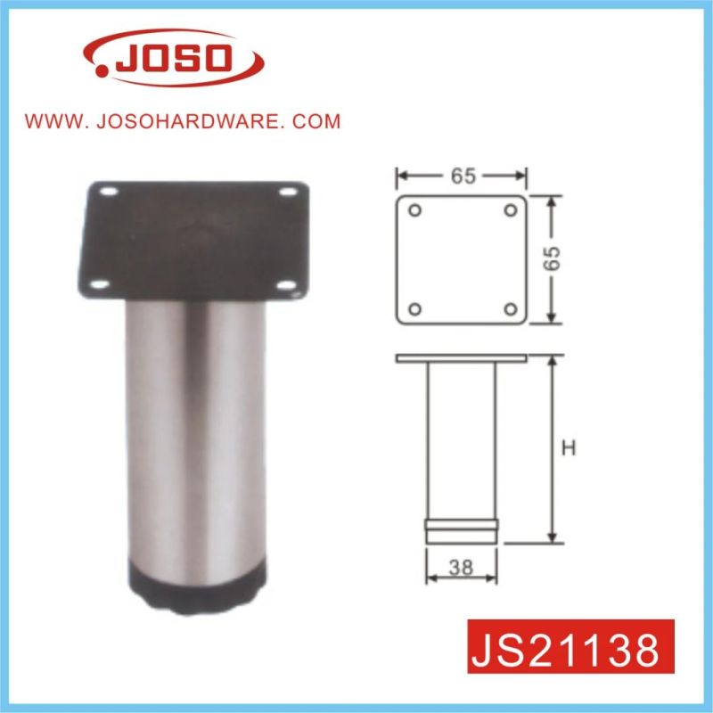 Square Flange Polish Furniture Leg for Table