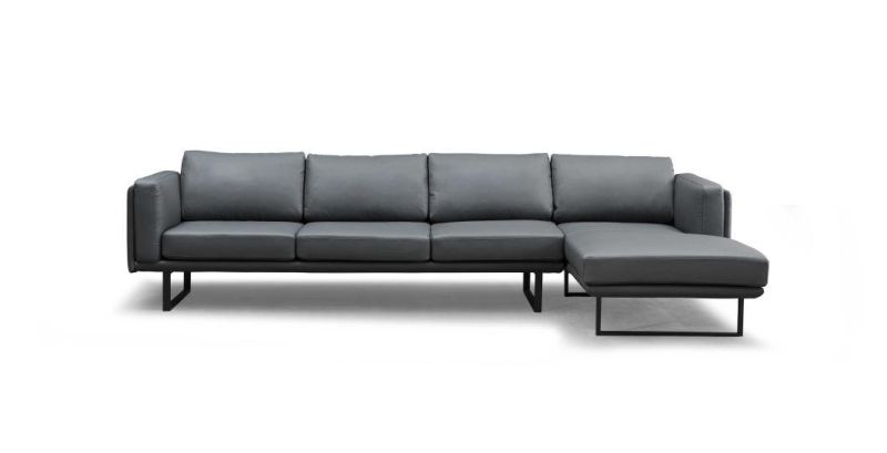 Modern Home Furniture Italy Furniture Leather Sofa Corner Sofa for Villa GS9037