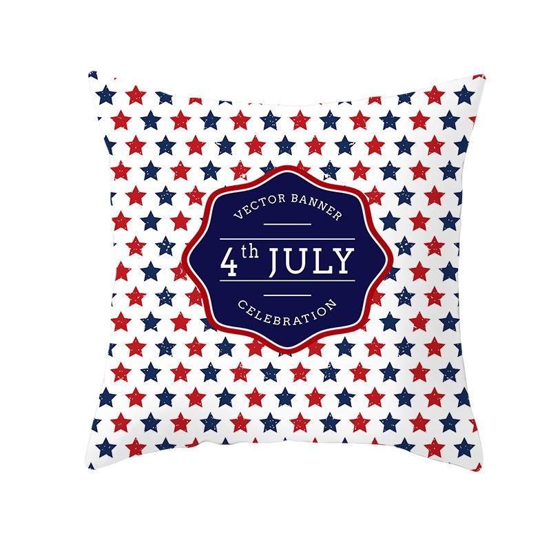 Holiday Decoration Independence Day Series 9 Back Cushion Cover, Sofa Cushioncover