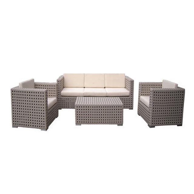F- Outdoor Rattan Furniture Patio Wicker Garden Sofa (4014)
