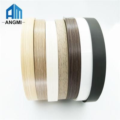 U Shape Type Good Price Quality Solir Color PVC Edging/Lipping ABS Edge Banding Tape for Furniture Accessory