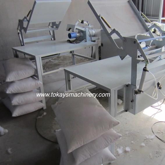 Automatic Microfibre Opening and Micro Fibre Pillow Filling Stuffing Machine