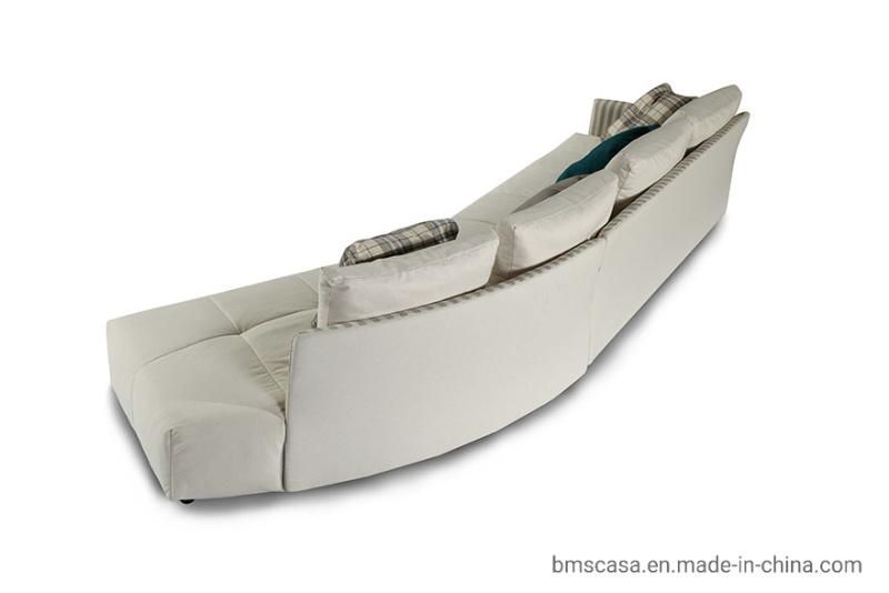 Modern Style New Design Curved Shape Sectional Sofa