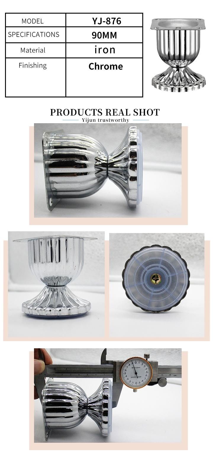 88mm Height Iron Metal Legs Furniture Legs