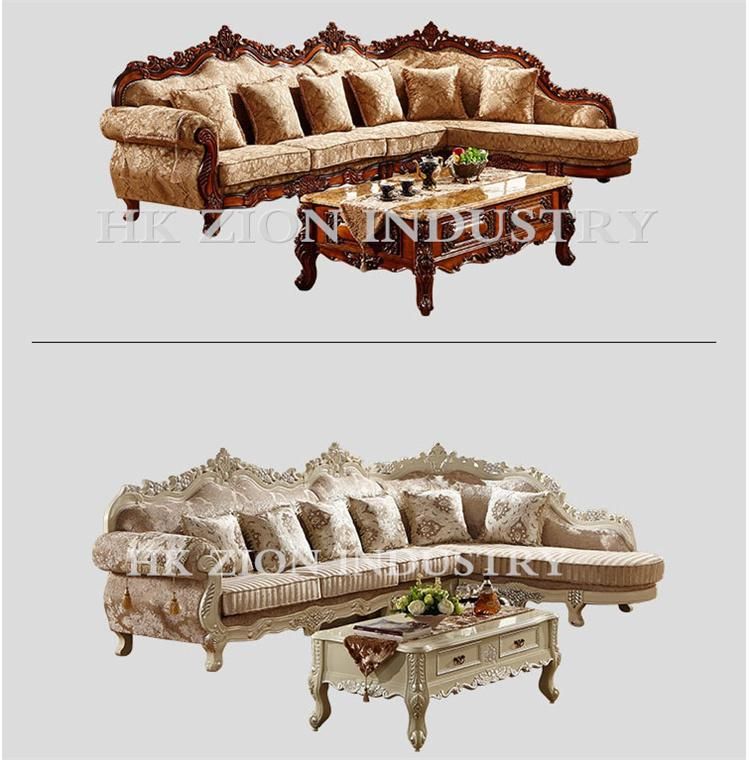 Luxury Lounge Living Room Furniture Sofa Fabric Upholstery Modernos Lounge Chair Sofa European Style Leisure Corner Sofa