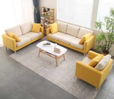 Simple Modern Fabric Sofa Single Small Apartment Living Room Net