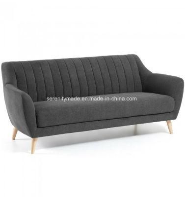 European Style Living Room Fabric Velvet Upholstered Sofa