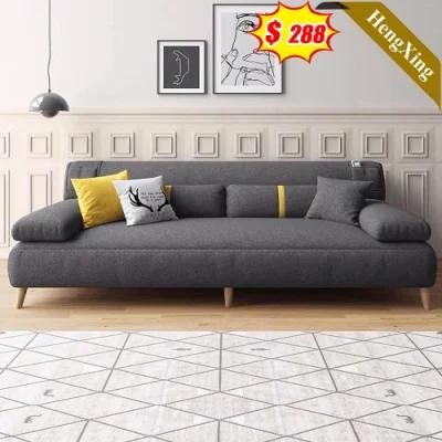 Nordic Design Modern Living Room Home Leisure Lounge Sofas Office Cashmere Fabric 3 Seat Sofa
