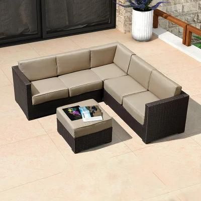 Outdoor Furniture Living Room Courtyard Rattan Sofa