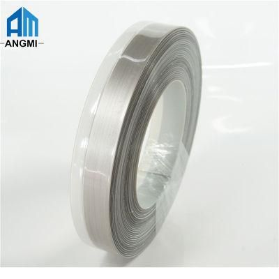 2020 New Fashion Silver PVC Edge Banding Tape Strip Kitchen Cabinet Accessories Plastic