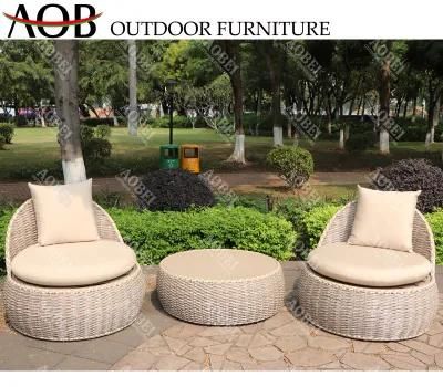 Modern Outdoor Hotel Home Furniture Aluminum Rope Rattan Wicker Chair Sofa