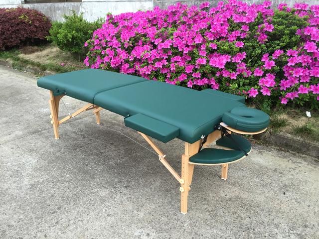 Timber Massage Couch with Full Accessories Portable Massage Table Mt-006s-3
