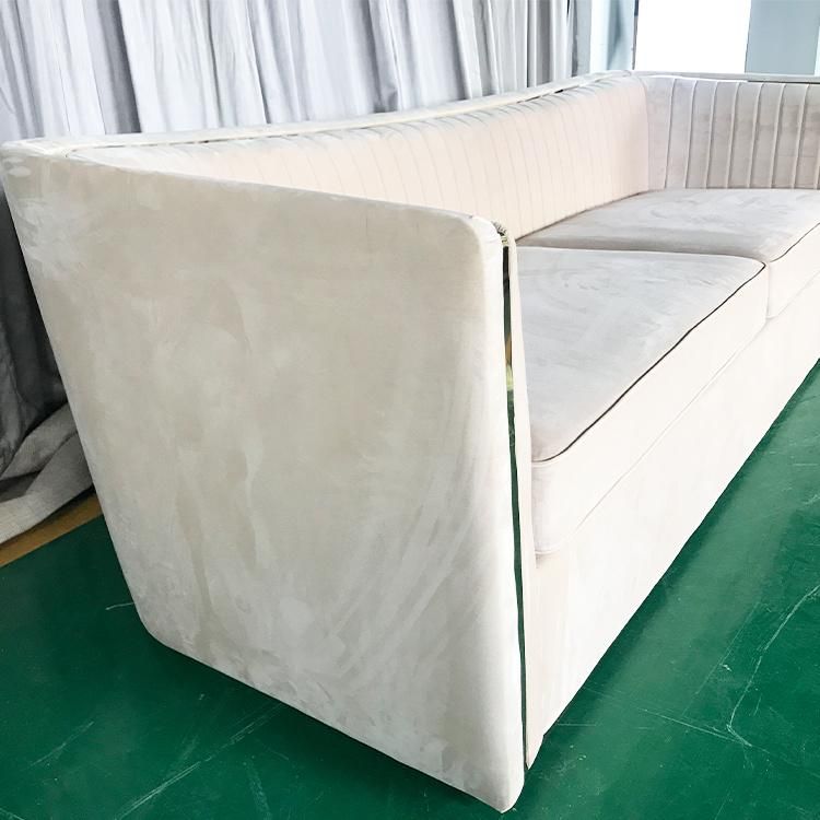 High quality Modern Fabric Living Room Single Seater Two Seater Sofa Furniture