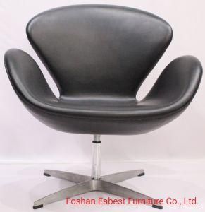 Modern Swanky Black PU Home Living Room Sofa with Swivel Revolving