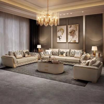 (MN-SF112) High End Home Living Room Furniture Leather Sofa with Wholesale Price