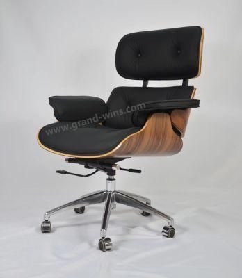 New Customized Office Genuine Leather Lounge Chair Office Boss Chair
