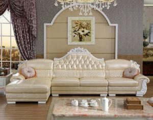 Royal Style Leather Sofa, New Classic Home Furniture Sofa (6019)