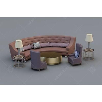 Customized Hotel Furniture Luxury Lobby Round Sofa Special for Sale
