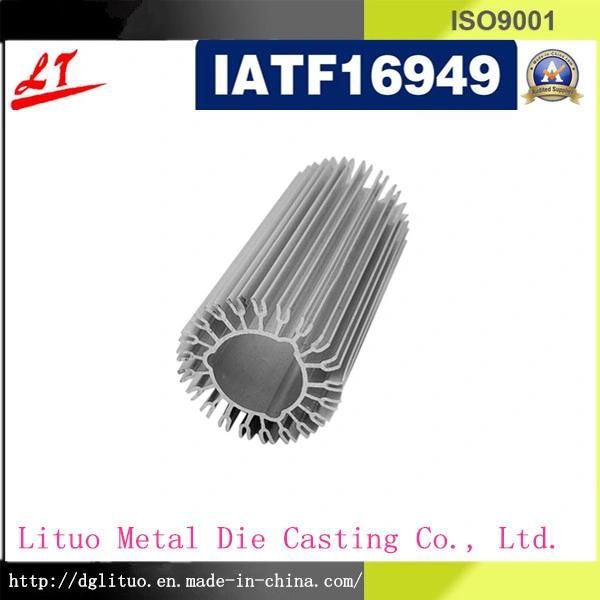 China Alloy Metal Die Casting Company LED Radiator Shell