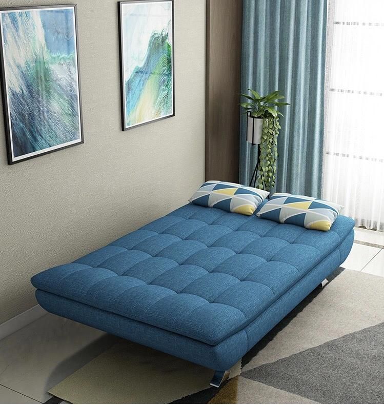 Hyc-Sf10 Dual-Purpose Multifunctional Living Room 1.9 Meters Simple Modern Double Nordic Fabric Folding Sofa Bed