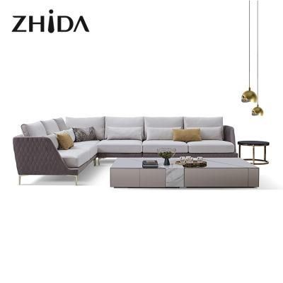 Modern Villa Sectional Sofa Set L Shape Sofa Middle East Modular Sofa