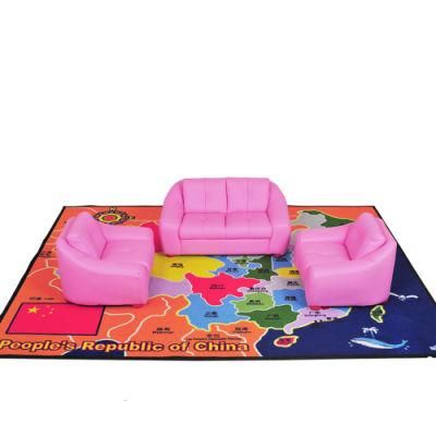 Hot Sale Children Room Furniture, Kids Living Room Furniture, Leather Kindergarten Kids Sofa, Preschool Leather Furniture