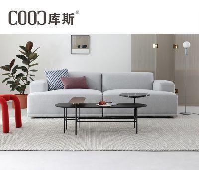 New Design Living Room Furniture Modern Minimalist Fabric Sofa