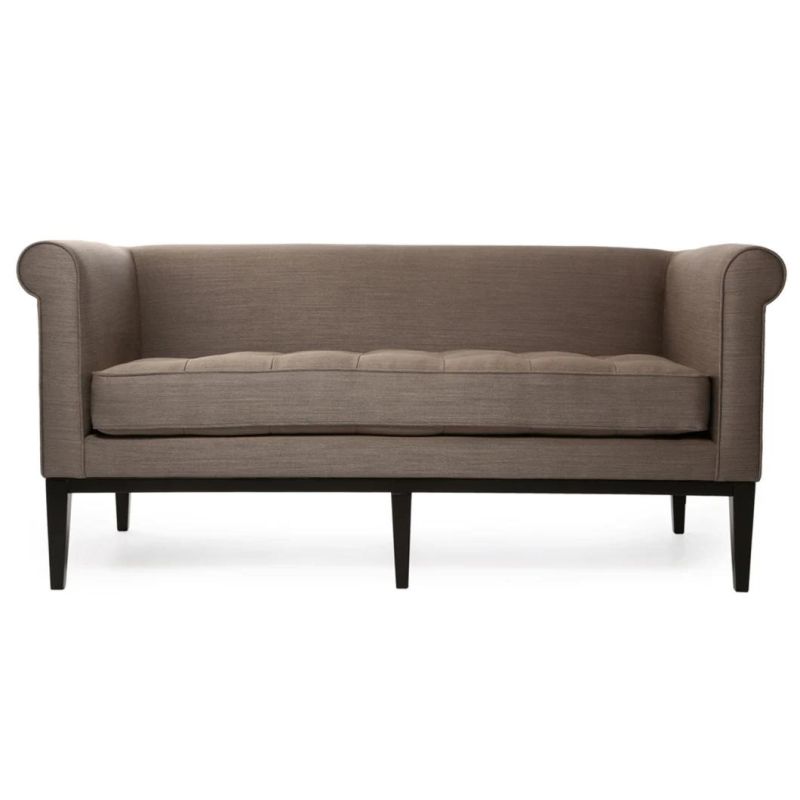 Modern Furniture Sofa with Rippled Pulled Buttoning