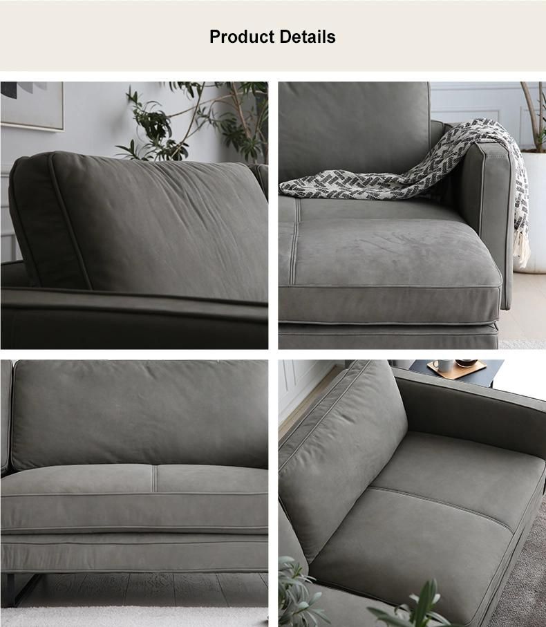 Modern Recliner Living Room Chesterfield Fabric Sofa
