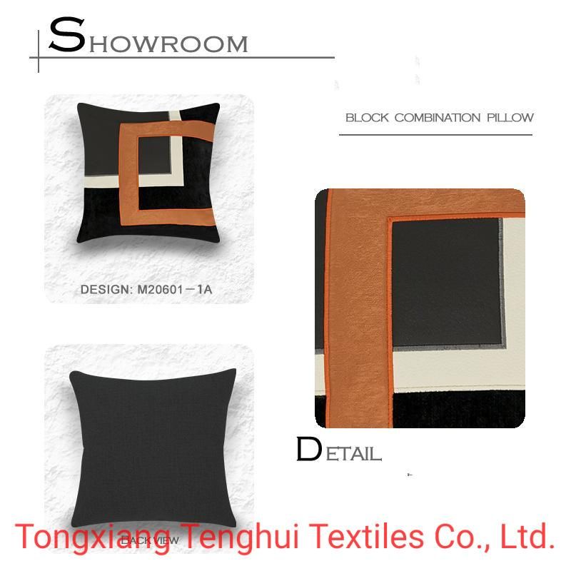 Customized for Pillow with Black Combination Design Fabric