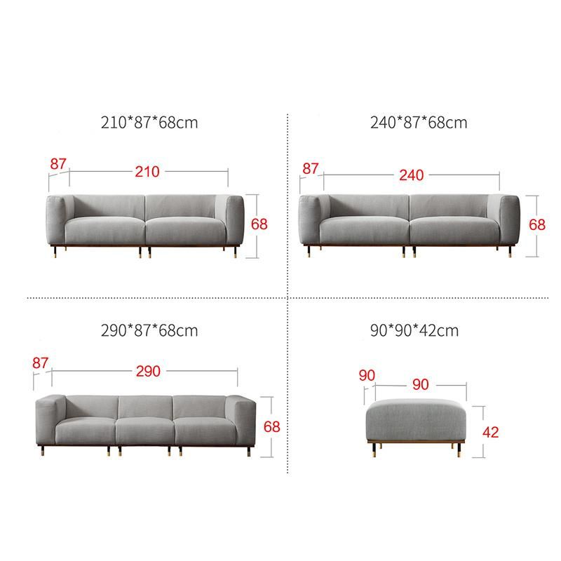 Hot Sale Chinese Modern Furniture Home Living Room Chesterfield Fabric Sofa