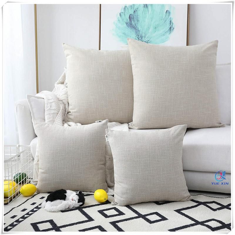 Textile Decorative Linen Pillow Cushion for Chair/Sofa/Bed/Car