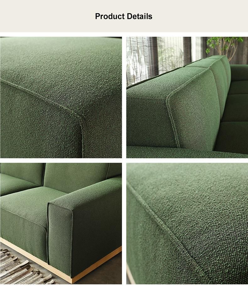 Modern Leisure Home Furniture Fabric Sectional Seatings Modular Sofa for Living Room
