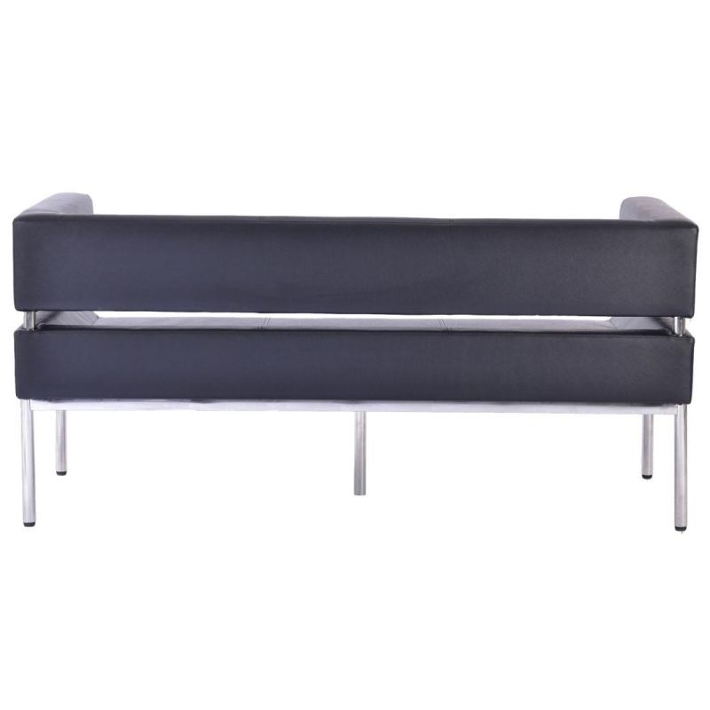 High Quality Black Leather Office Sofa Modern Design Office Sofa Living Room Sofa Home Office Furniture