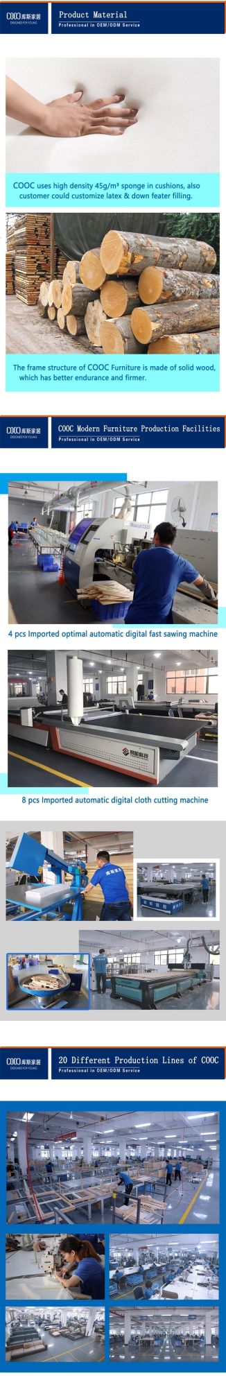 Foshan Wholesale Factory Home Furniture Living Room Furniture Fabric Sofa