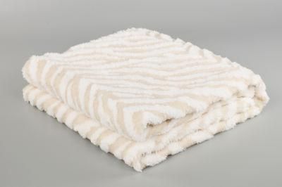 100% Polyester Super Soft and Cozy Microfiber Jacquard Blanket for Sofa Super Soft Fleece Blanket Flannel Fleece Blanket F